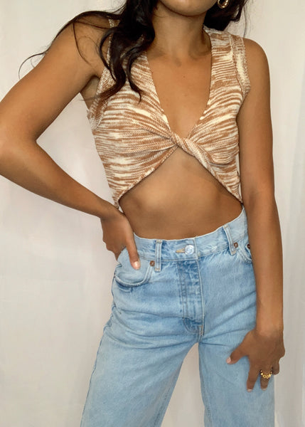 All Twisted Crop Top